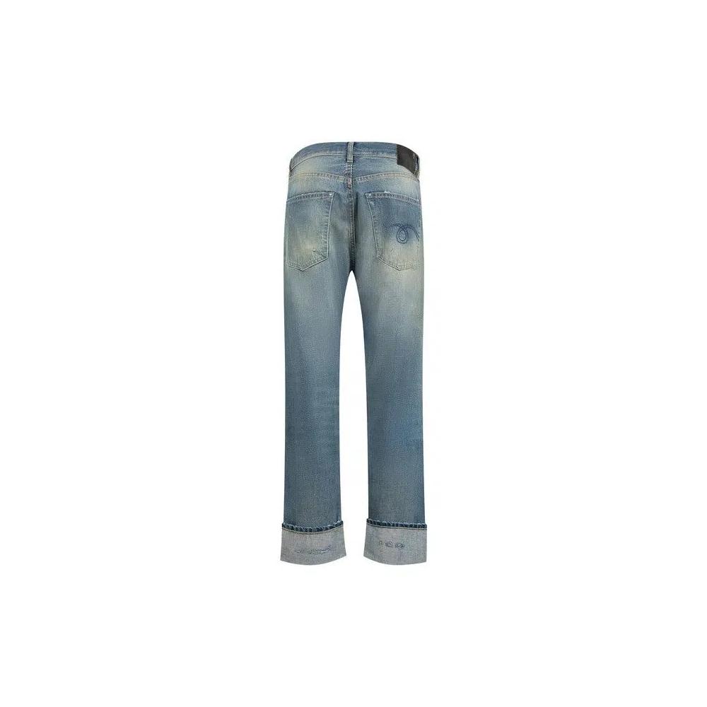 Джинсы R13 Cuffed Bf Jean 'Hackney Blue' 2