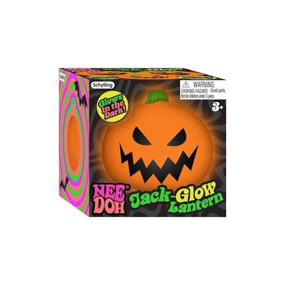 Игрушки и игровые наборы NeeDoh Jack Glow Lantern Squishy Fidget Toy «Orange» 1