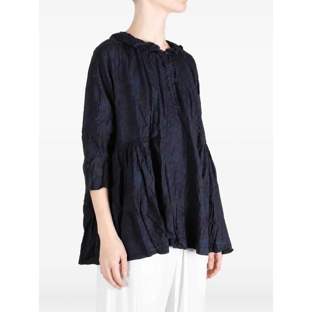 floral-print crinkled shirt 3