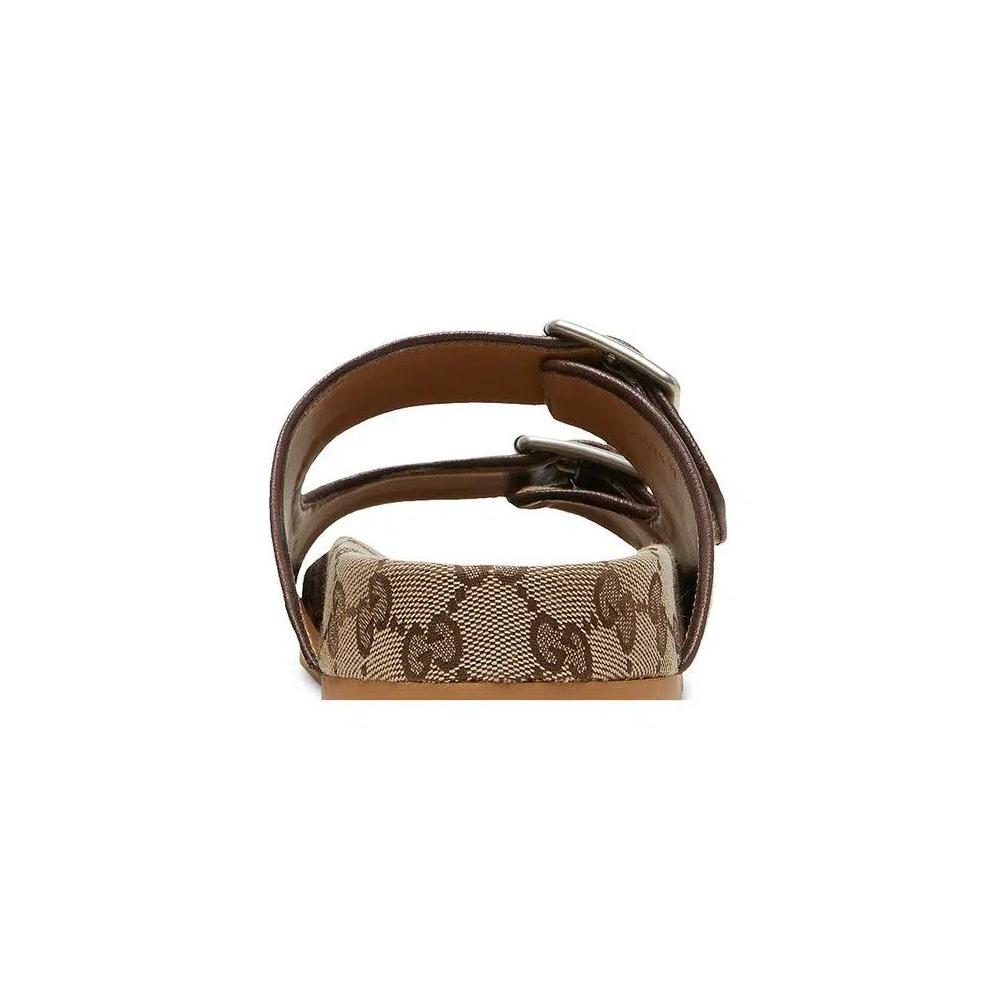 Сланцы Gucci Slide Sandal Strap 'Beige Monogram' 7
