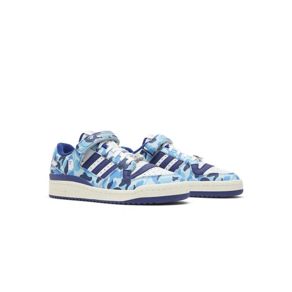 Кроссовки BAPE x adidas Forum Low 84 '30th Anniversary - Blue' 8