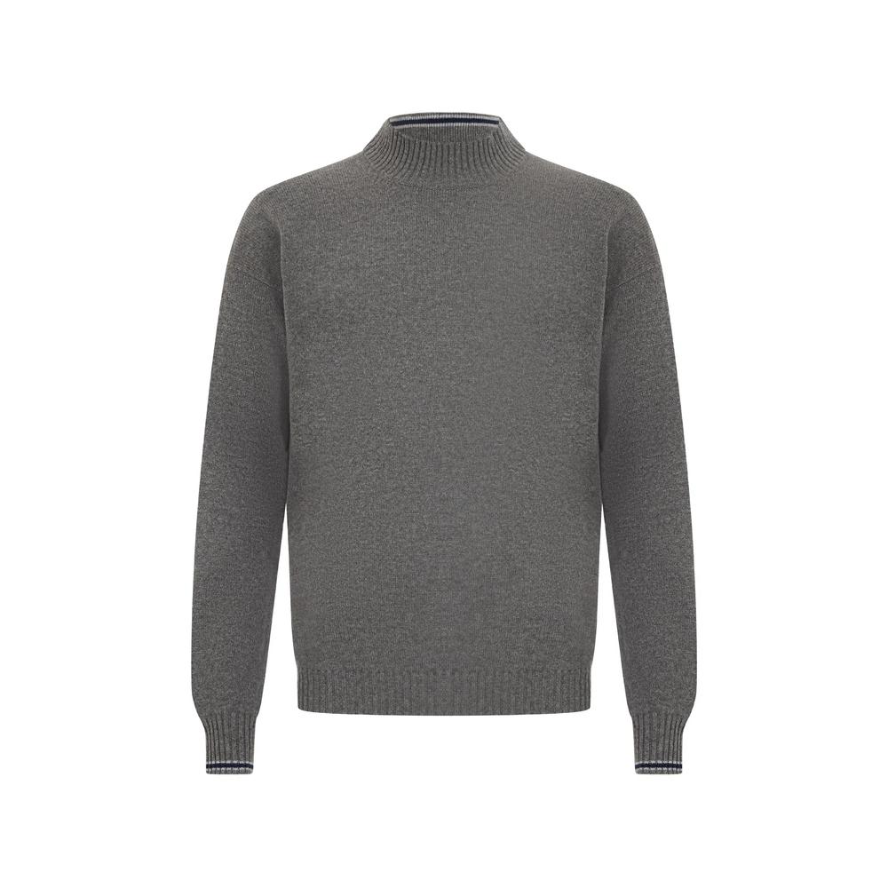 cashmere mock-neck sweater 1