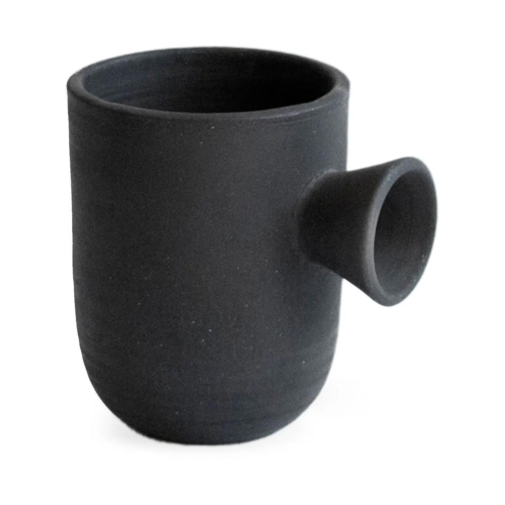 Глиняная ваза Charred Cup (13 см) 1
