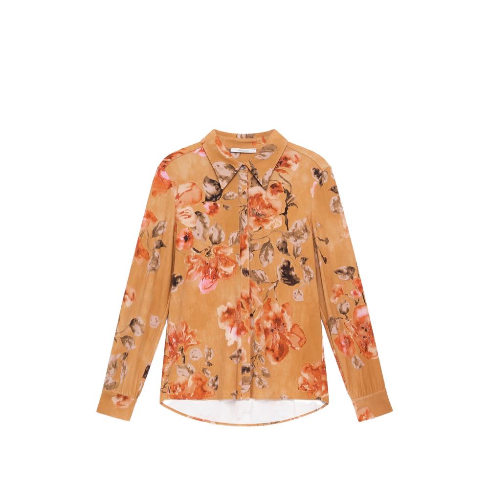 Frosted Blossom floral-print shirt 1