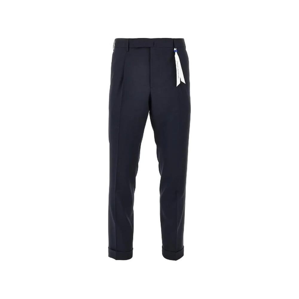 Брюки со складками и подворотами 1
