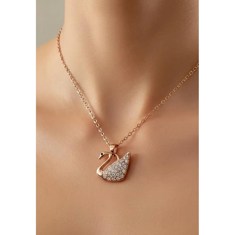 Колье Krystal Swan с кристаллами SWAROVSKI® 5