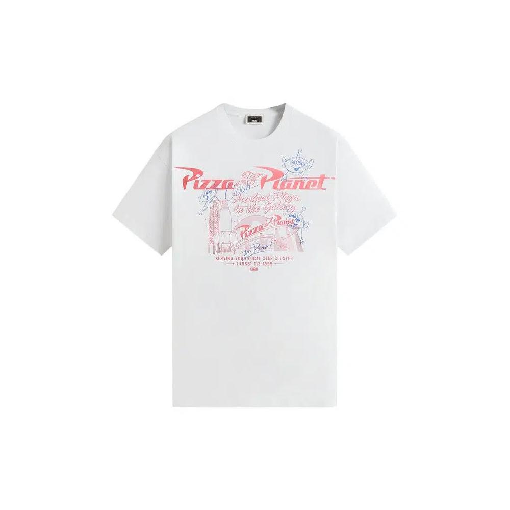 Футболки Kith x Disney For Pixar Pizza Planet Tee 'White' 1