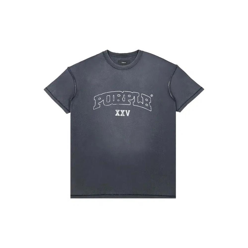 Топы PURPLE BRAND Textured Inside Out Tee 'Black' 1
