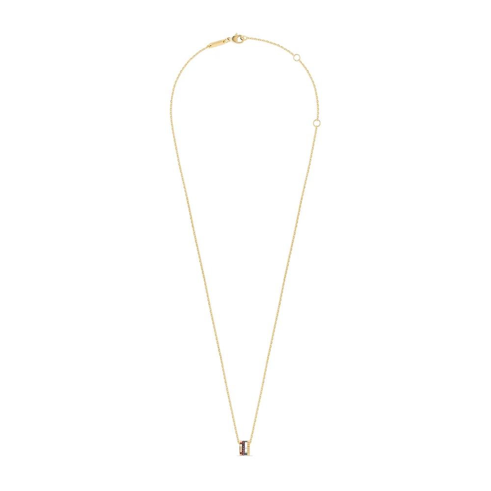 Золотая подвеска Quatre Classique XS с бриллиантами 2