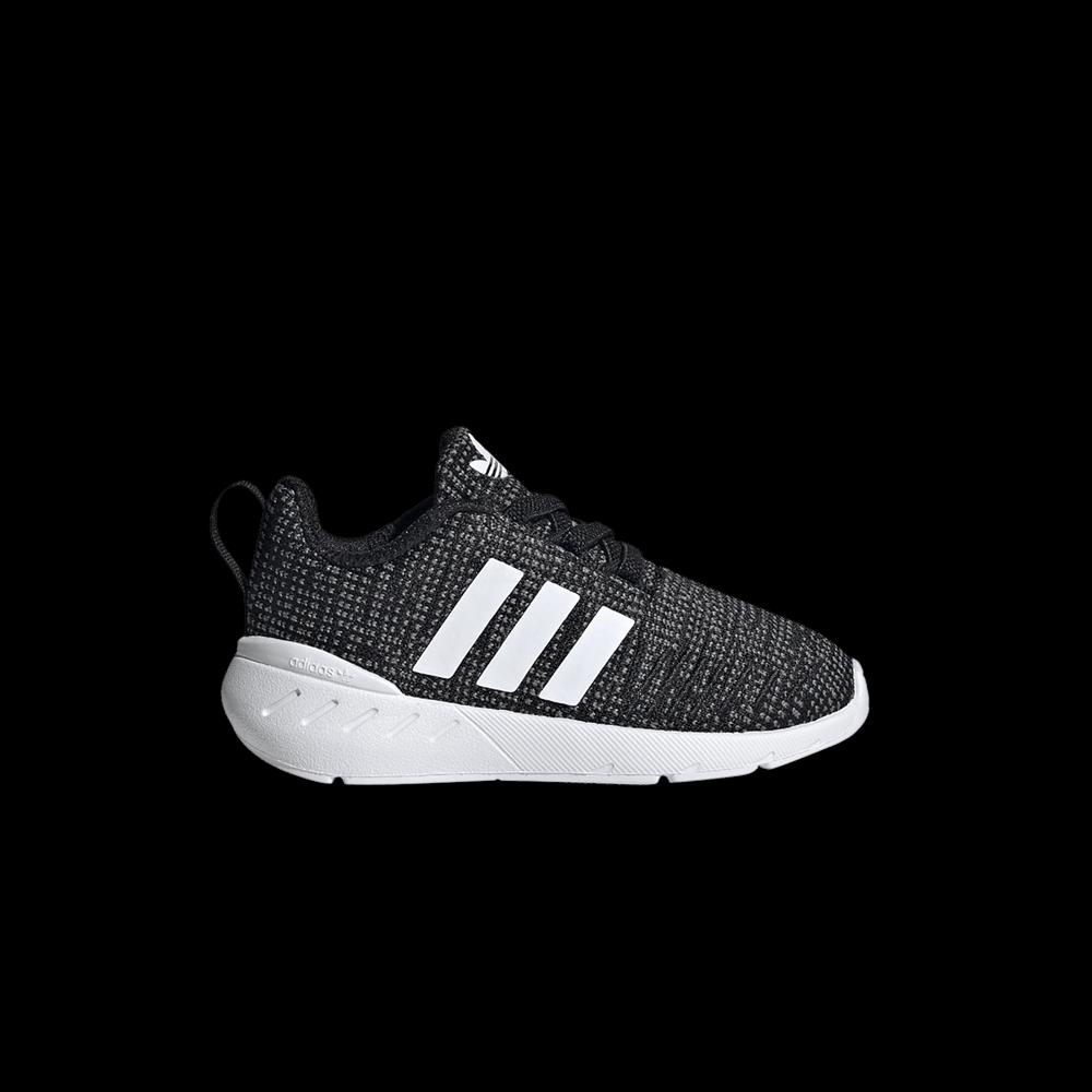 Кроссовки Adidas Swift Run 22 I «Black White» 1