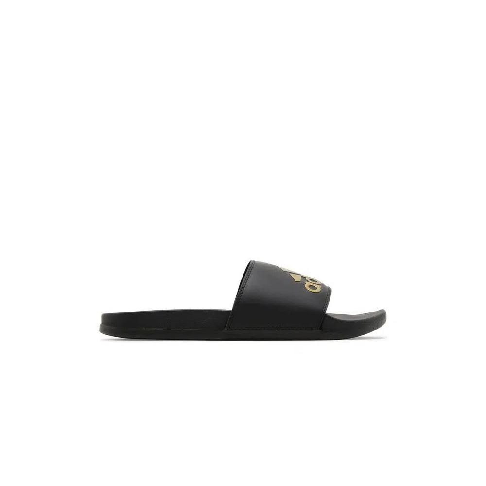 Слайды Adidas Adilette Comfort Slide 'Black Gold Metallic' 1