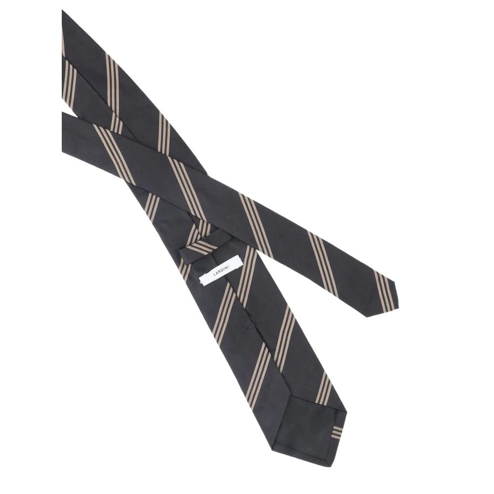 diagonal-stripe silk tie 3