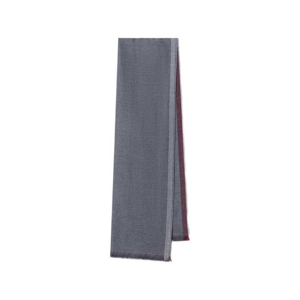 herringbone frayed scarf 1