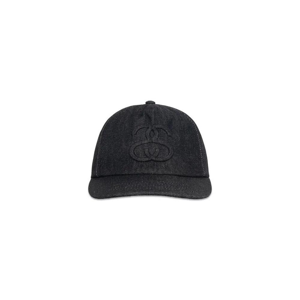 Кепки-снапбэки Stussy Low Pro Big Link Emboss Snapback 'Черный' 1