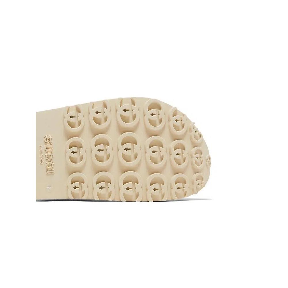Слайды Gucci GG Slide Sandal 'Interlocking G - Beige Ebony' 5