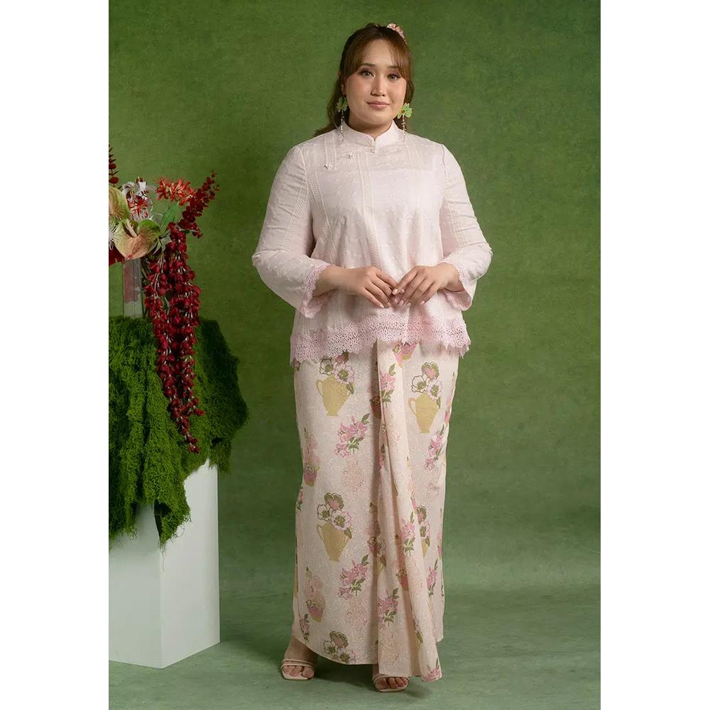Комплект Blossom Plus size Kurung Kedah 4