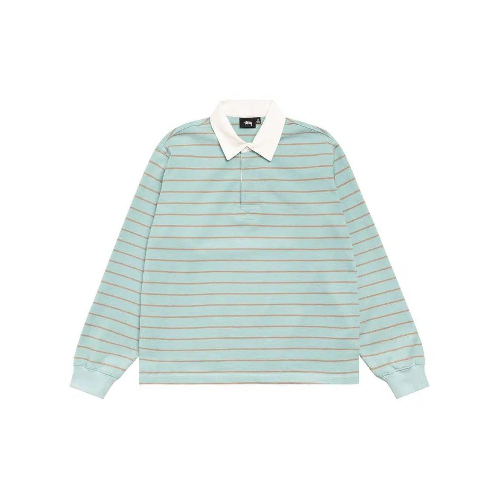 Топы Stussy Striped Rugby Shirt 'Синий' 1