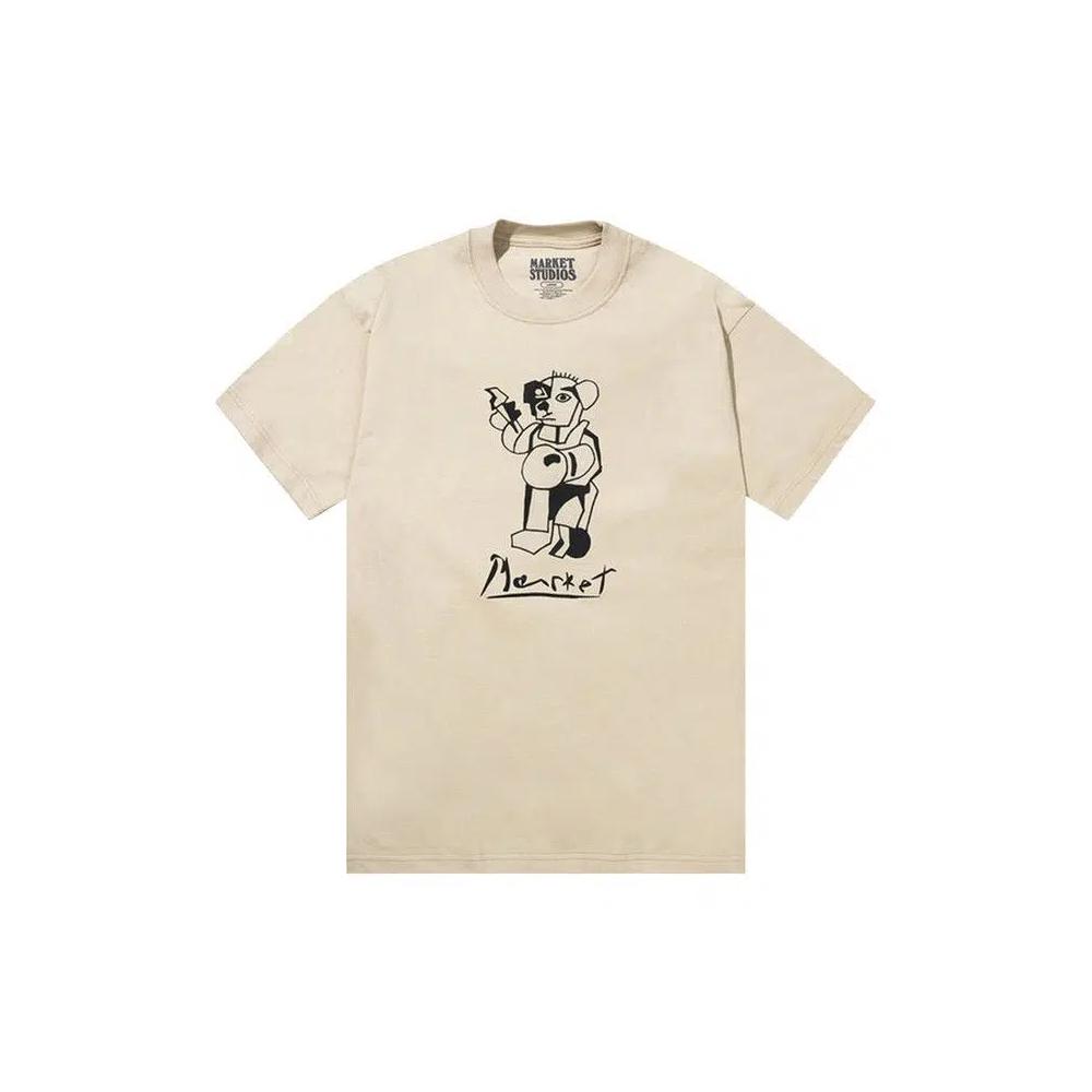 Футболки Market Cubism Bear T-Shirt 'Wood Ash' 1