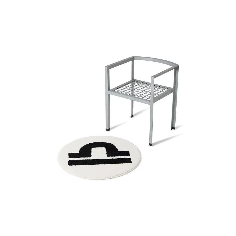 Ковры GOAT x Gallery 1950 Horoscope Libra Rug White/Black 2