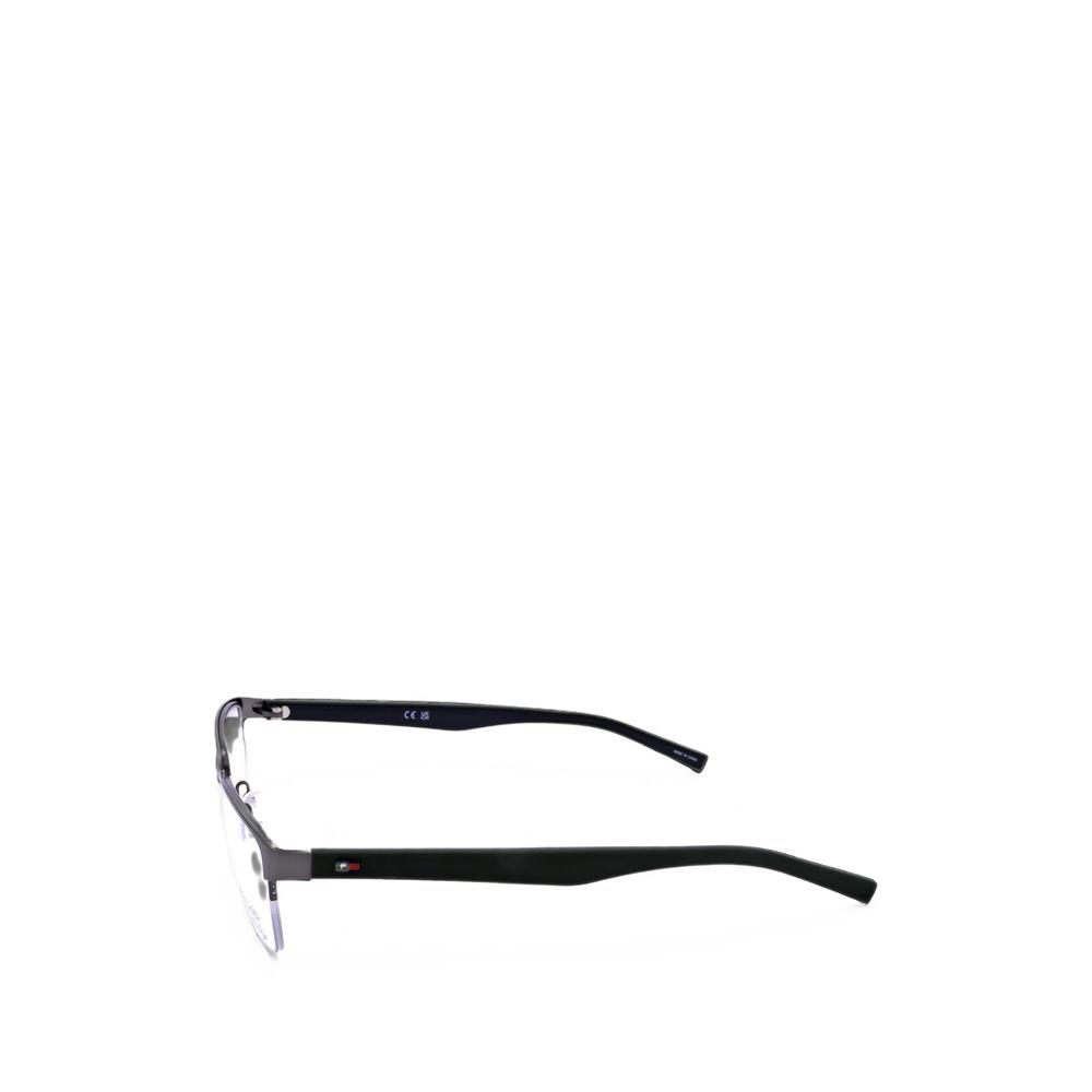 half-rim rectangle-frame glasses 2