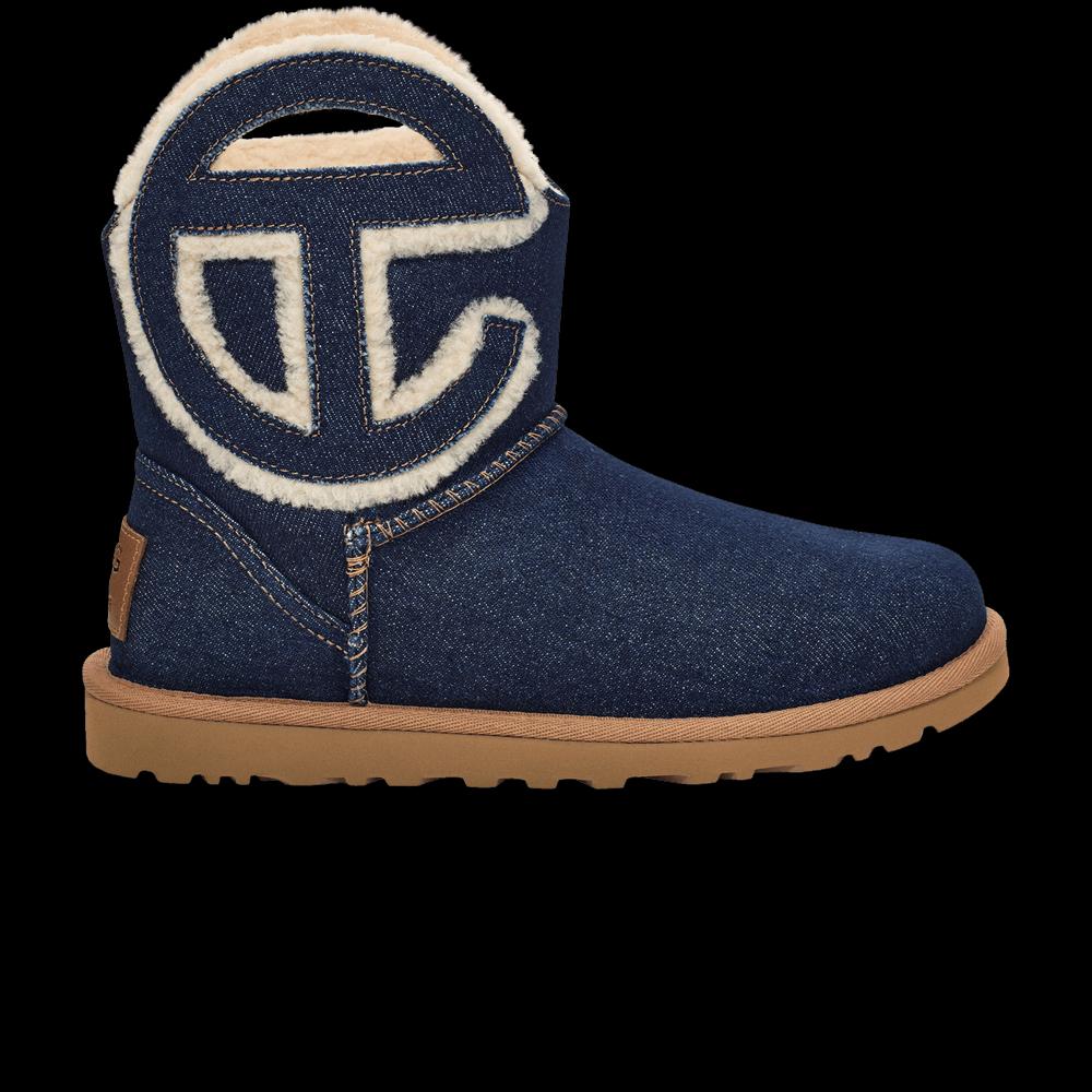 Ботинки Telfar x UGG Logo Mini Boot 'Indigo Denim' 1