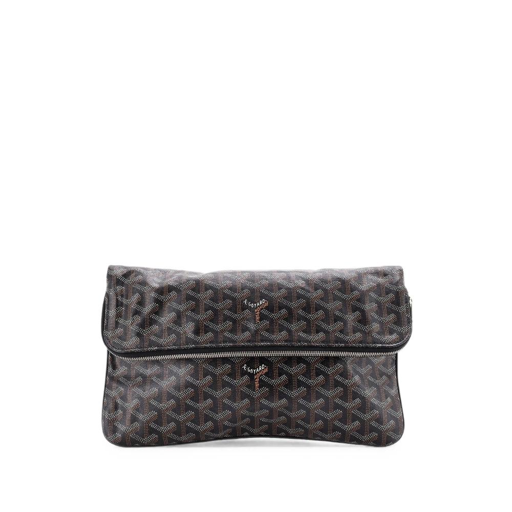 Saint Marie Coated Canvas clutch bag 1