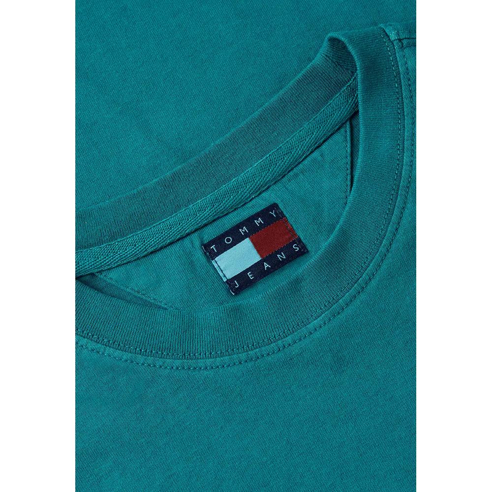 Оверсайз футболка с классическим тональным логотипом - Tommy Jeans 5