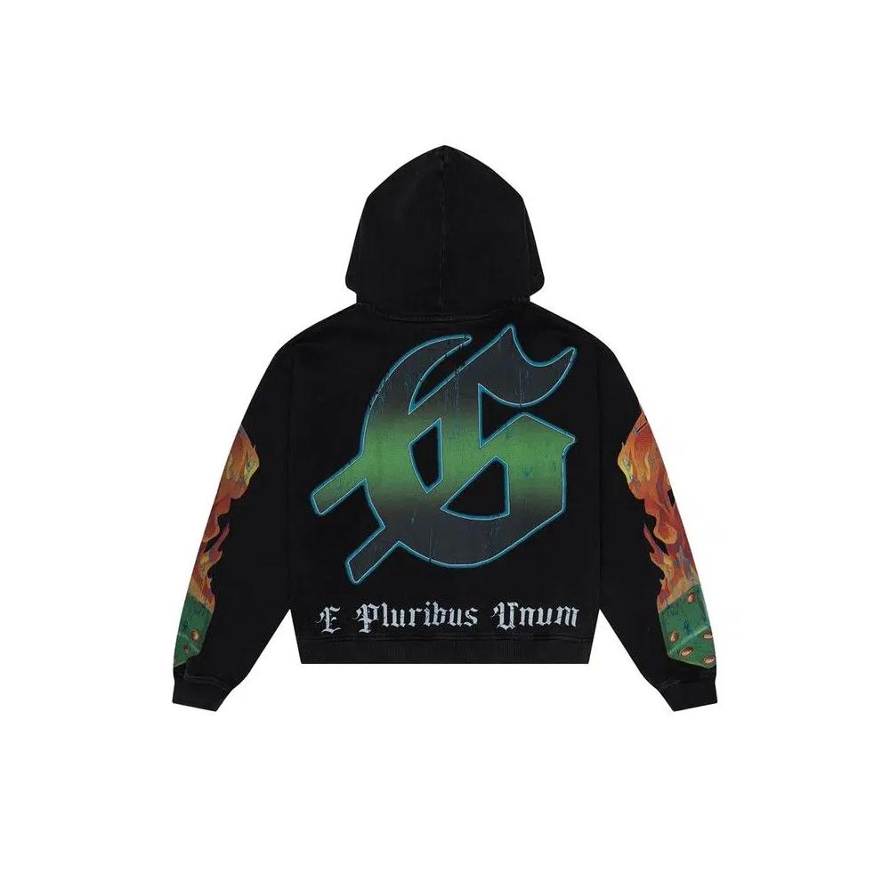 Верх Godspeed L.A.G Hoodie 'Black Wash' 3
