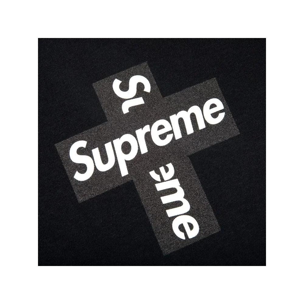 Футболки Supreme Cross Box Logo Tee «Черный» 2