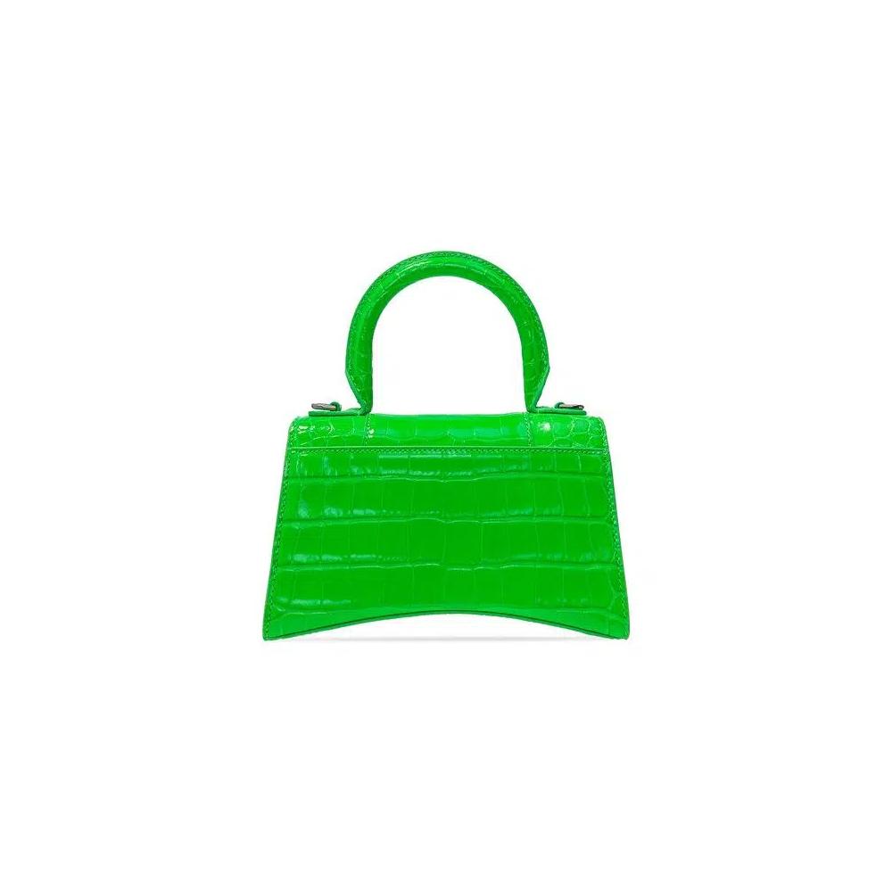 Сумки через плечо Balenciaga Xs Hourglass Top Handle 'Fluo Green' 2
