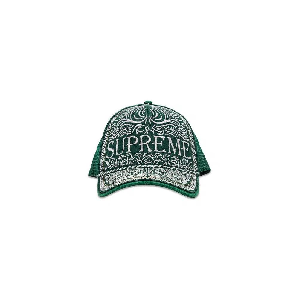 Кепки-снапбэки Supreme Vaquero Mesh Back 5-Panel 'Green' 1