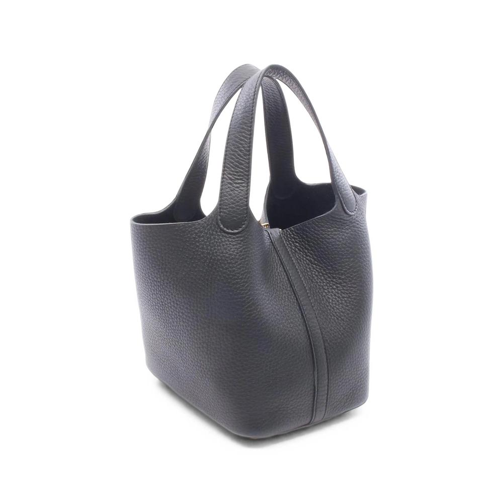 Picotin Lock PM bovine leather tote bag 2