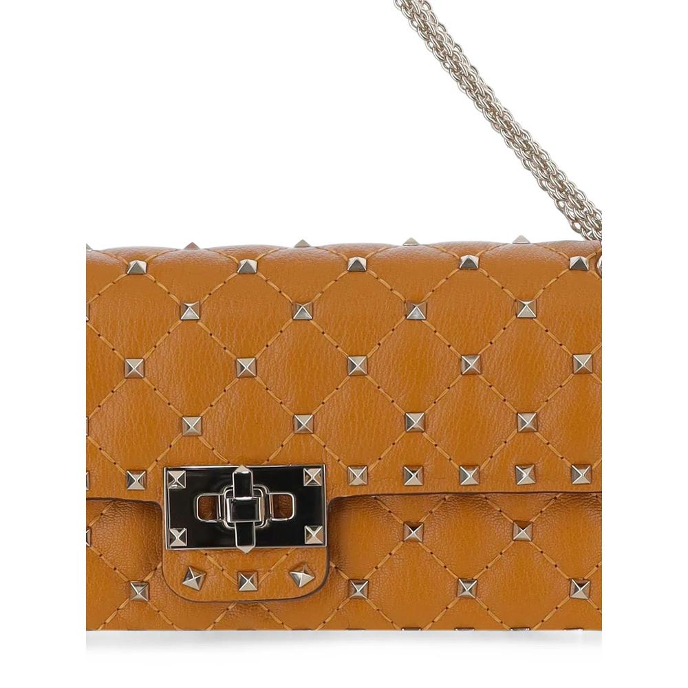 medium Rockstud Spike quilted leather shoulder bag 4