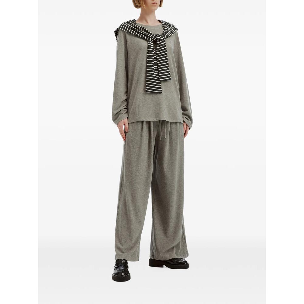 drawstring wide-leg tracksuit set 2