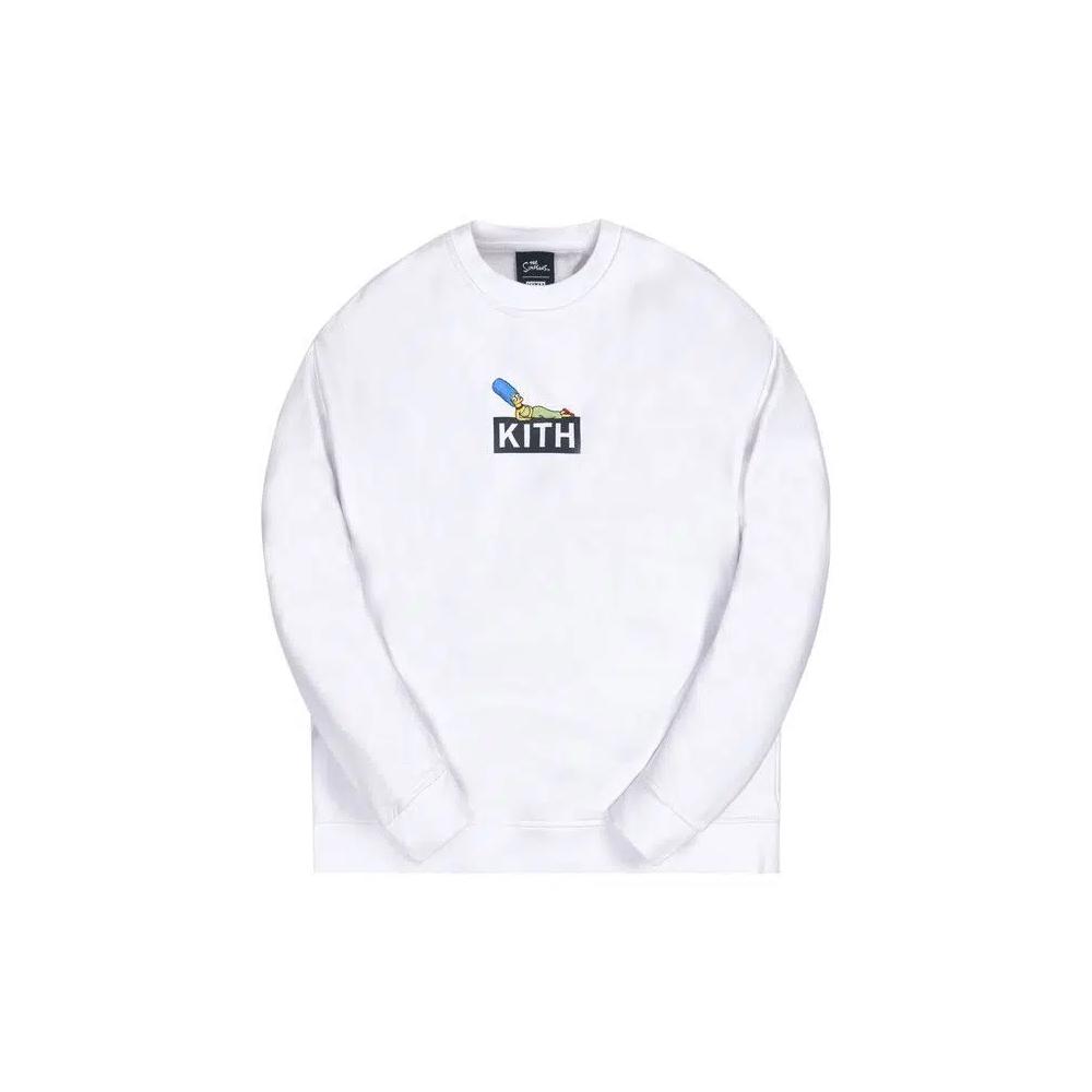 Свитер Kith For The Simpsons Marge Box Logo Crewneck 'White' 1