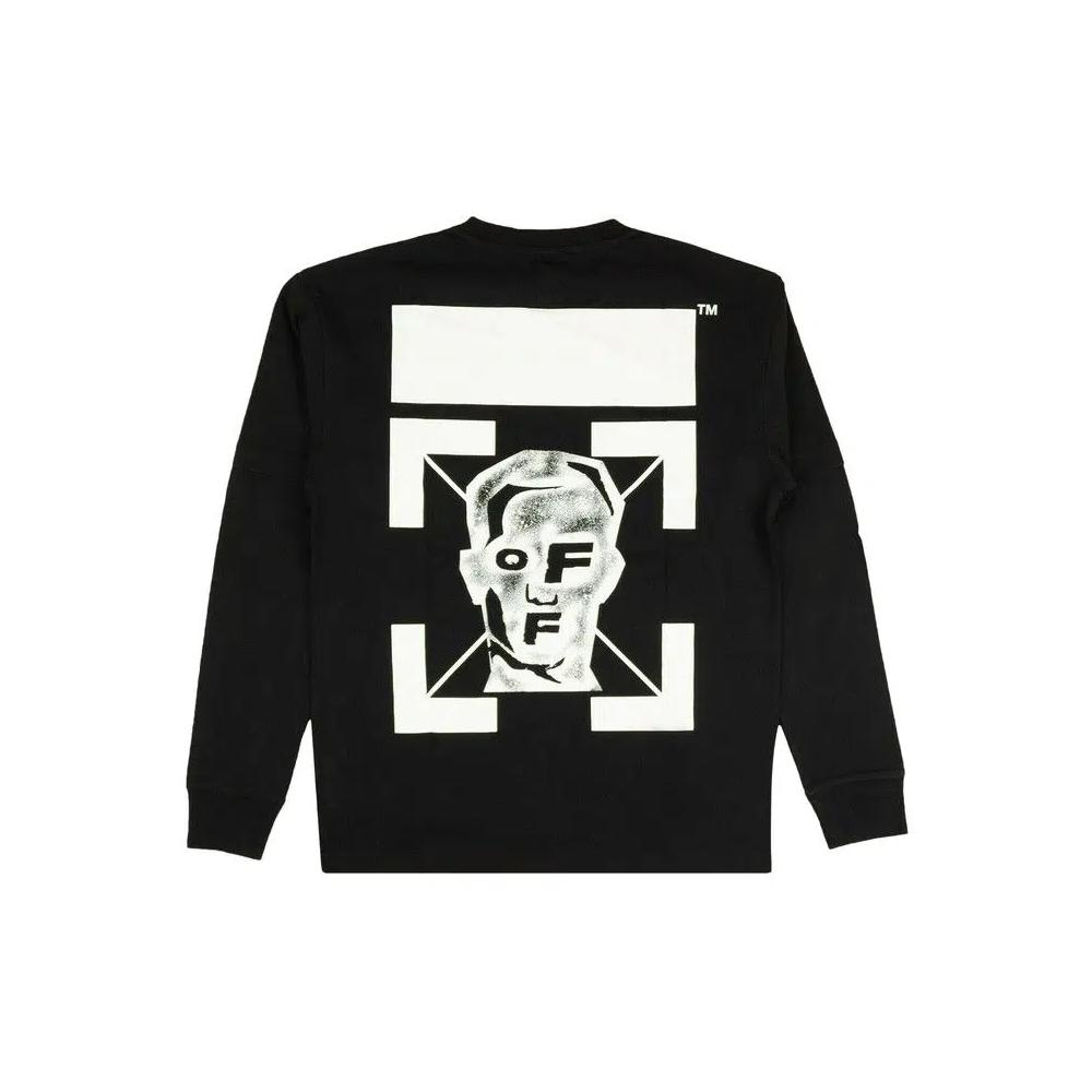 Футболки Off-White Stencil Mask Slim T-Shirt 'Black' 2