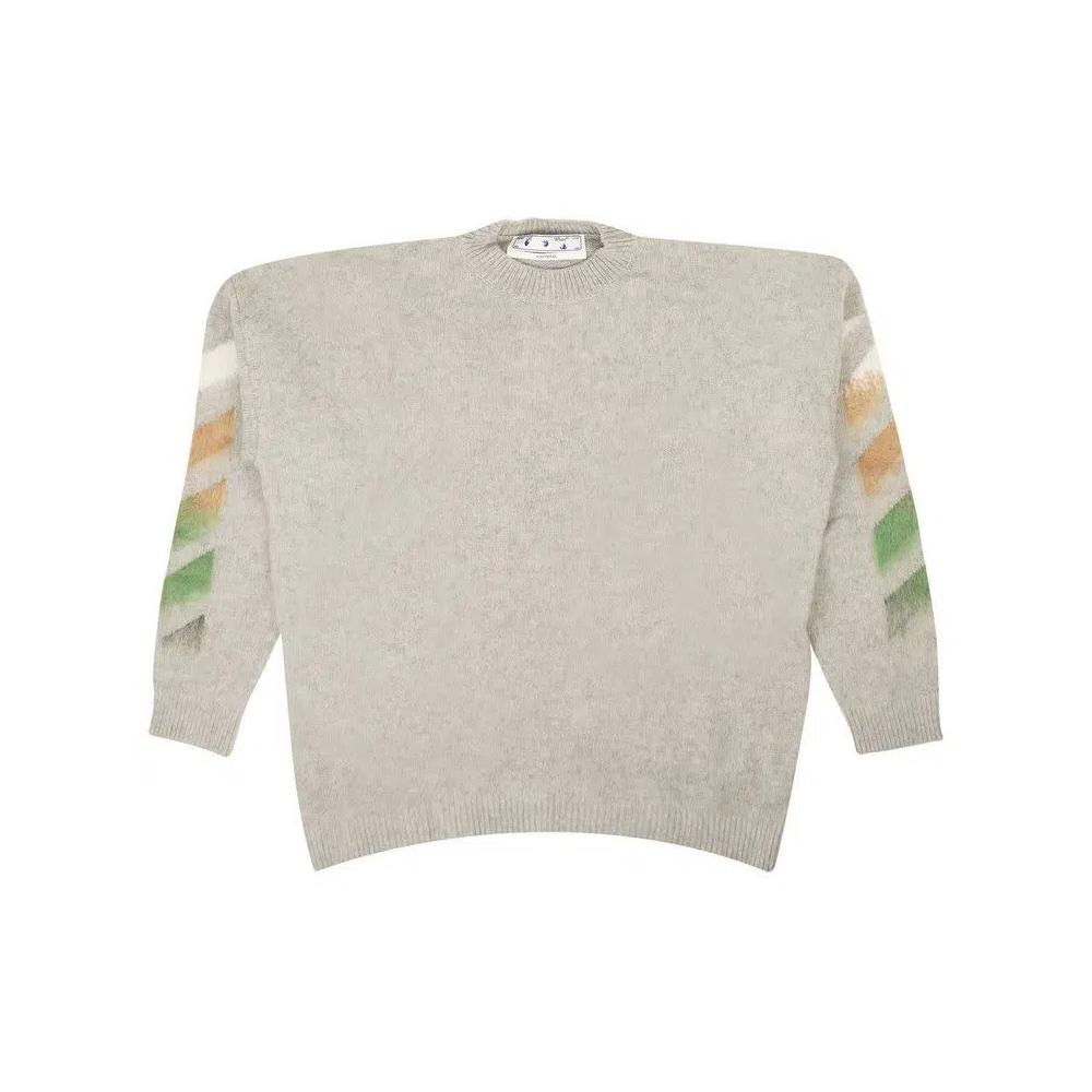 Свитера Off-White Diag Brushed Sweater 'Grey' 1