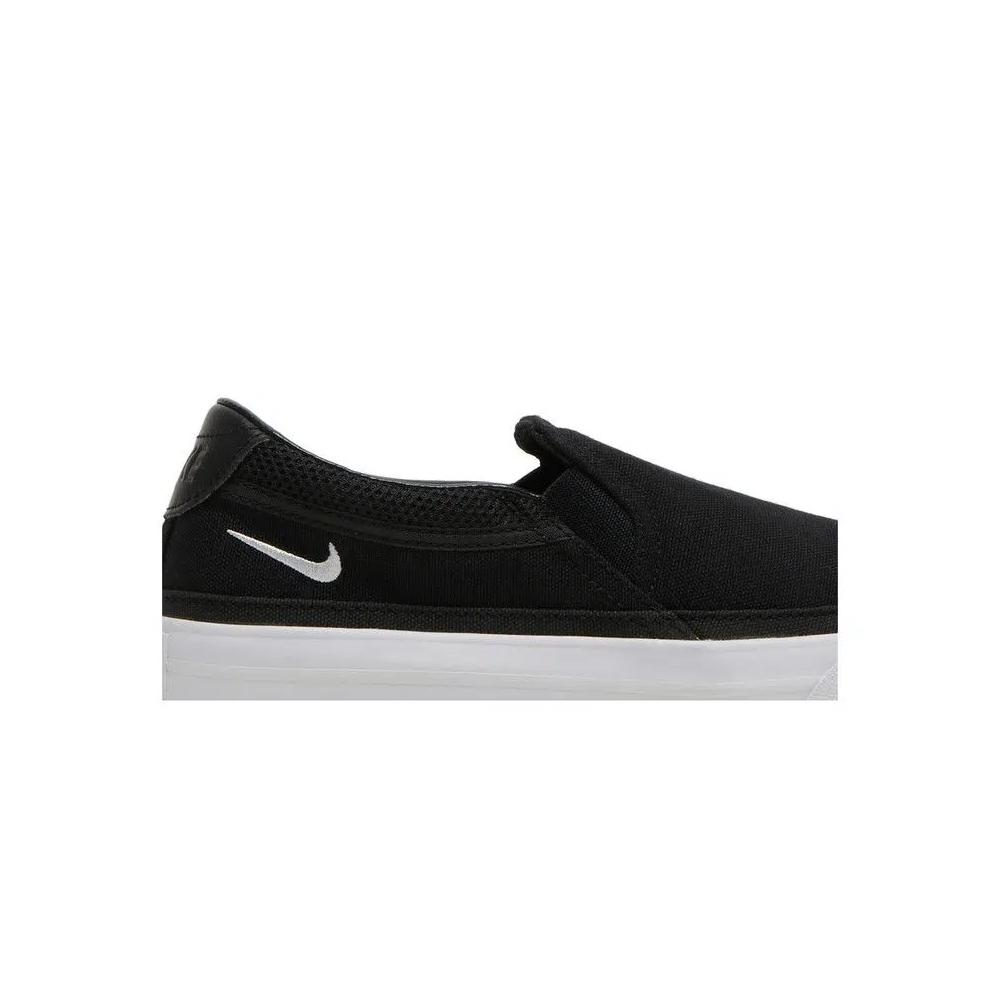Слипоны Nike Wmns Court Legacy Slip-On 'Black White' 2