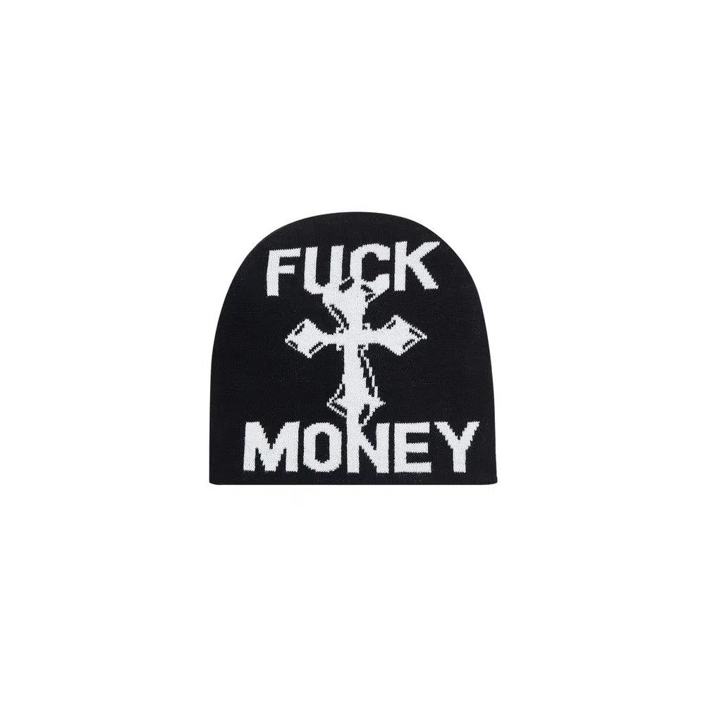 Шапки-бини Supreme Fuck Money Beanie 'Black' 1