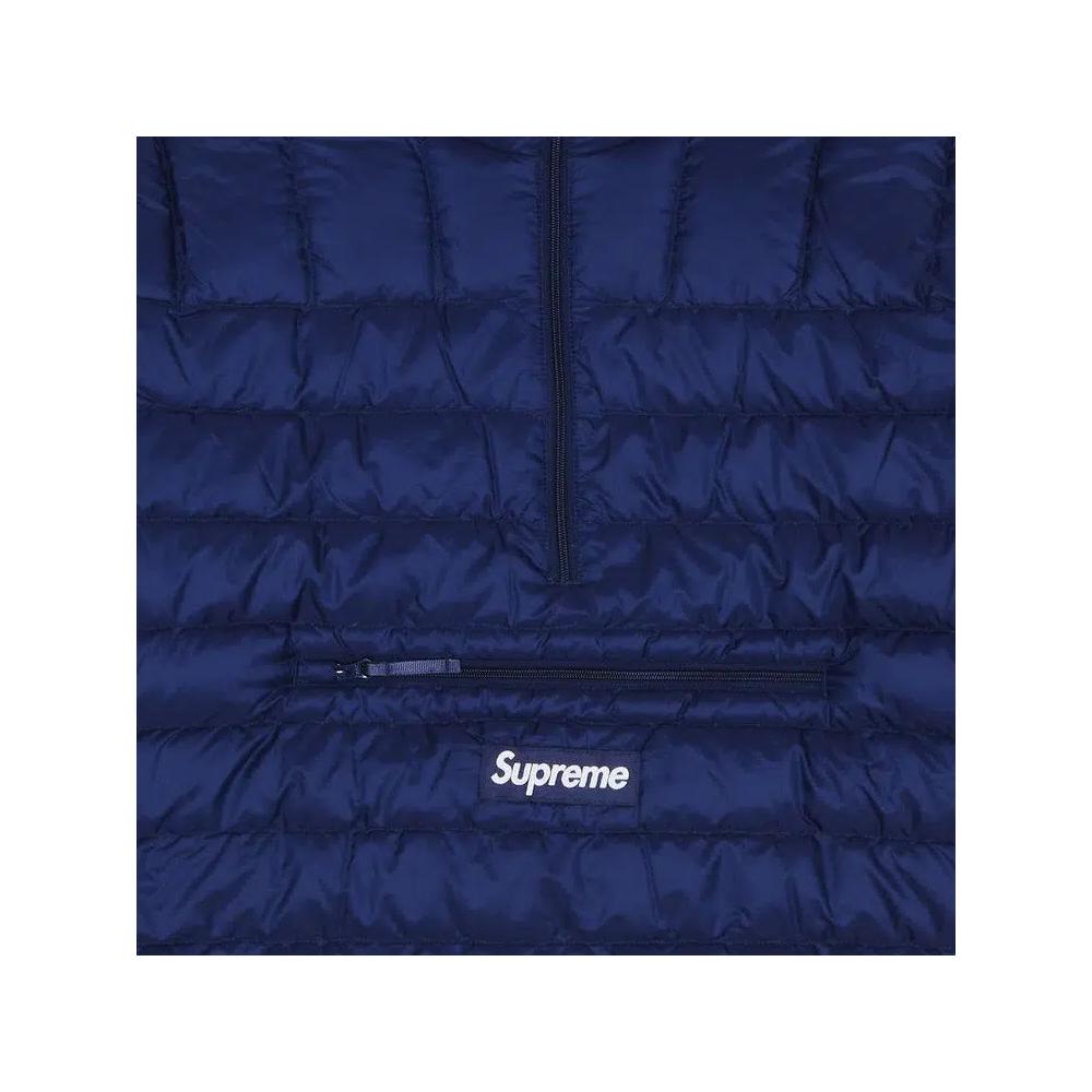 Пуховики Supreme Micro Down Half Zip Hooded Pullover 'Темно-синий' 3