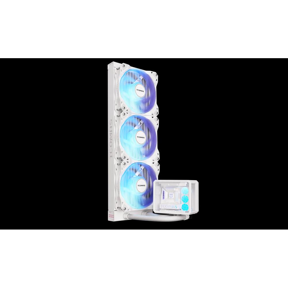TCOMAS CUBE 360mm CPU водяное охлаждение - White 2