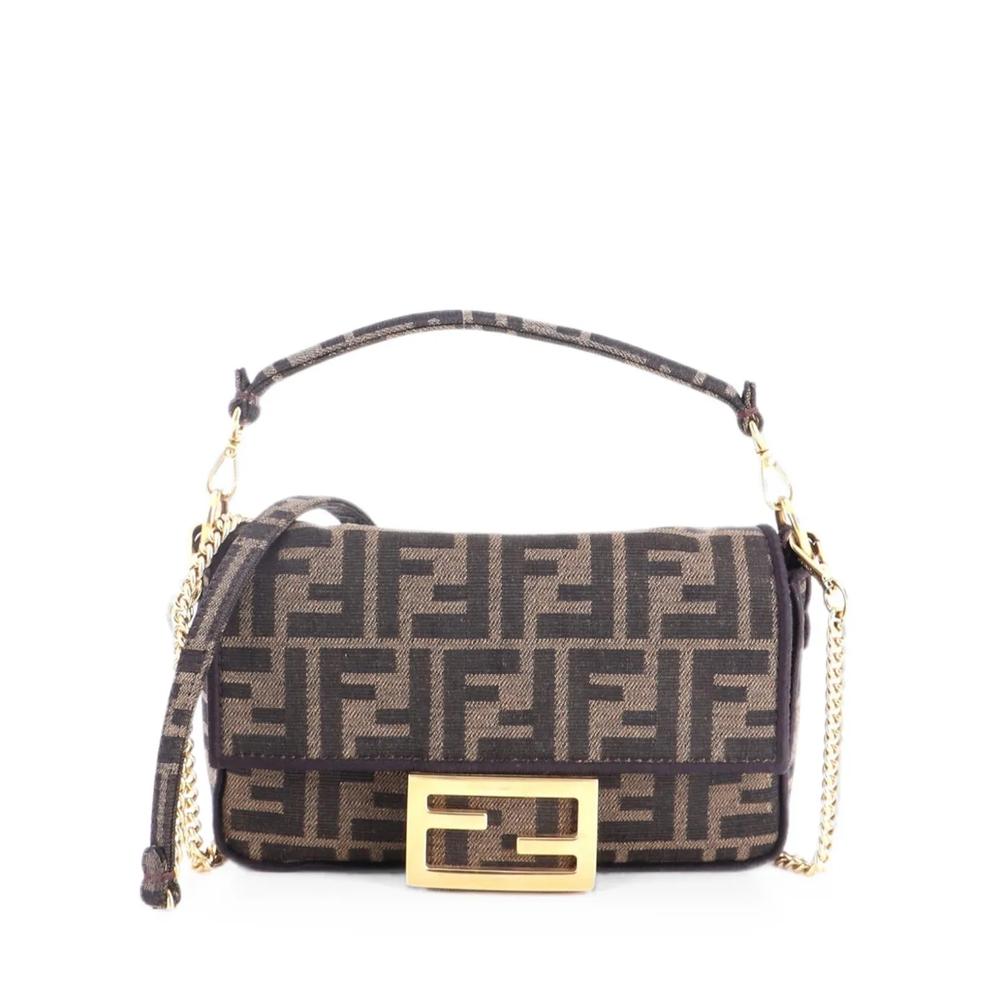 Мини-сумка через плечо Baguette NM Bag с узором Zucca 1
