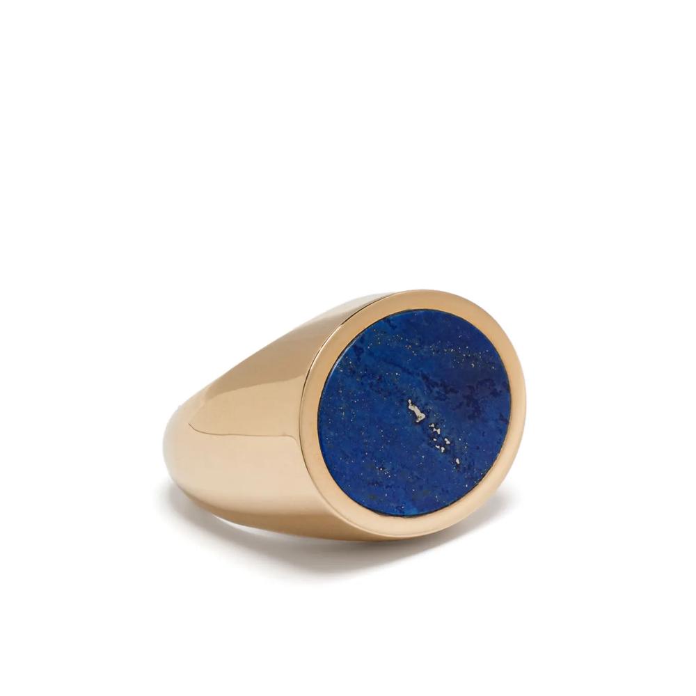 Кольцо Lapis Lazuli из желтого золота 1