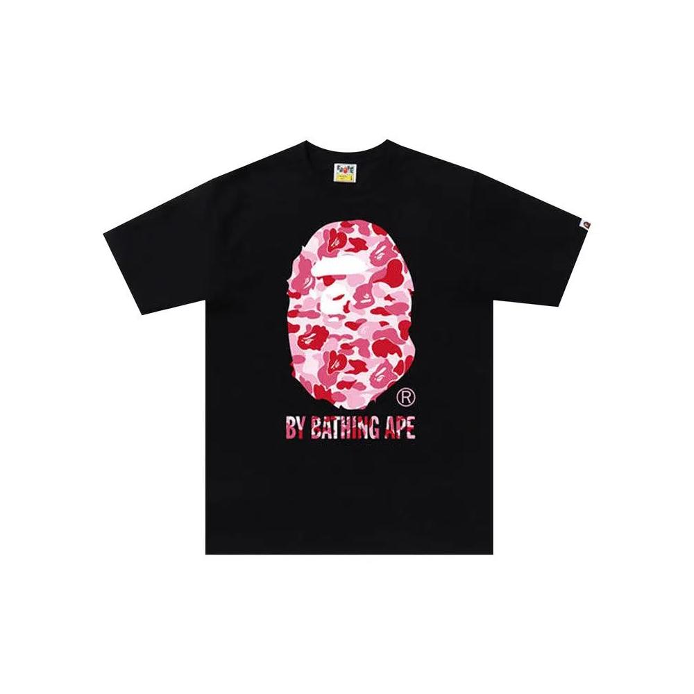 Футболки BAPE ABC Camo By Bathing Ape Tee 'Black/Pink' 1