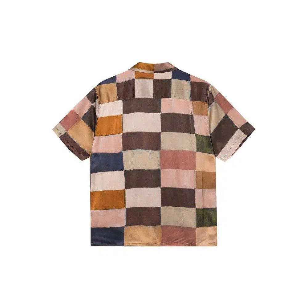 Рубашки на пуговицах Stussy Painted Check Silk Shirt 'Multicolor' 2