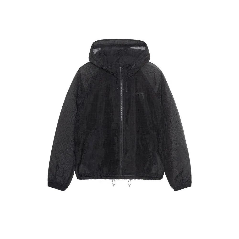 Флисовые куртки Stussy Transparent Ripstop Beach Shell 'Черный' 1