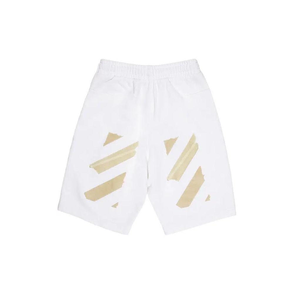 Off-White Tape Arrows Sweatshorts 'Белый/Бежевый' 2