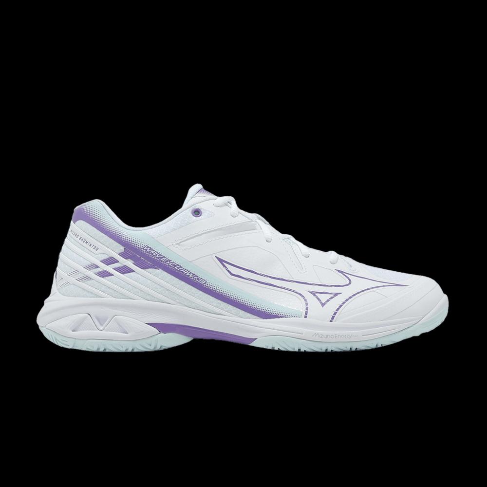 Кроссовки Mizuno Wave Claw 3 Wide 'White Paisley Purple' 1