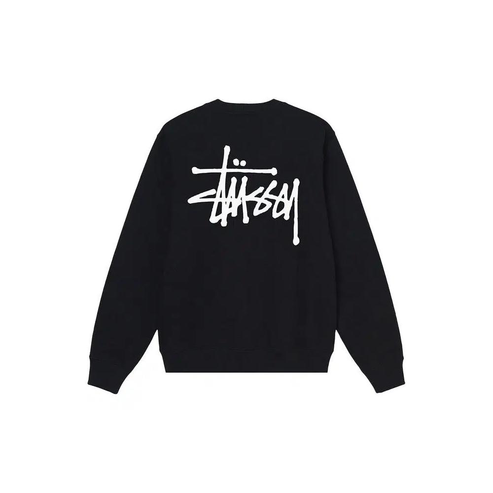 Свитеры Stussy Basic Crew 'Черный' 2