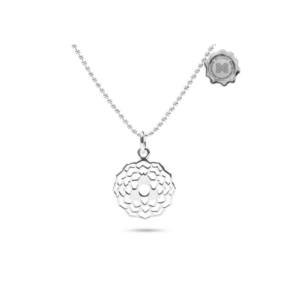 Серебряная подвеска Millennia 2000 Sahasrara "Коронная чакра" из стерлингового серебра 925 5